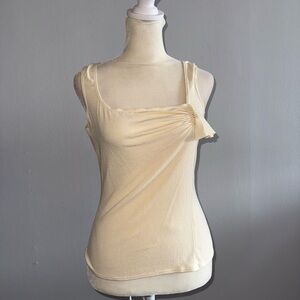 Max Studio Cream Tank Top
